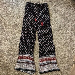 Francesca’s wide leg ornate pants